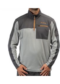 Klim Glacier 1/4 Zip, funkcjonalny sweter , kolor: jasnoszary/ciemnoszary , rozmiar: L