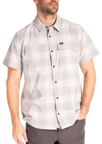 Klim Taggart, camicia manica corta , colore: Bianco/Grigio , dimensione: XL