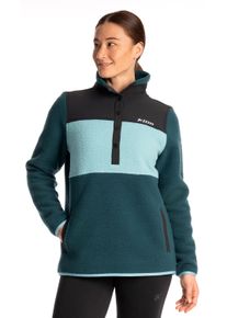 Klim High Pile Mountain, pullover donna , colore: Blu Scuro/Azzurro/Nero , dimensione: XL