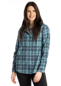 Klim Ginny Mountain, hooded shirt women , color: Light Blue/Dark Blue , size: L