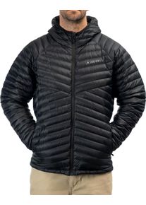 Klim Arete Hooded, down jacket , color: Black , size: L