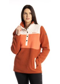 Klim High Pile Mountain, pullover women , color: Dark Orange/Orange/Beige , size: XL