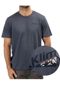 Klim Mountain Peak, t-shirt , cor: Azul/Azul Escuro , tamanho: S