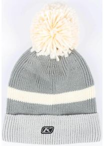 Klim Powder Pom, muts , kleur: Grijs/Lichtgrijs/Wit , maat: Een maat