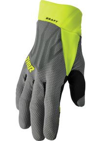 Thor Draft, gloves , color: Grey/Neon-Green , size: L