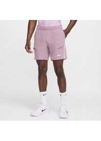 NikeCourt Advantage Dri-FIT tennisshorts voor heren (18 cm) - Paars