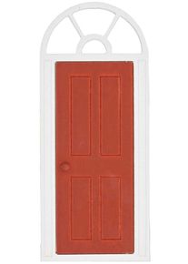 Rico Design Porte miniature rouge et blanche 10 x 23cm