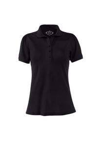 Polo van Pima-piqué, dames, 36 - zwart, in Baumwolle