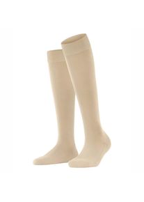 Falke ClimaWool-sokken of -kniekousen, kniekousen - dames - 39-40 - beige, in Polyamid