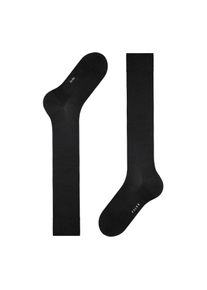 Falke ClimaWool-sokken of -kniekousen, kniekousen - heren - 39-40 - zwart, in Polyamid