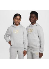 Nike Sweat à capuche de foot CR7 Club Fleece pour ado - Gris