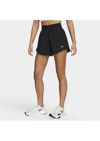 Short 2-en-1 taille haute 8 cm Dri-FIT Nike One pour femme - Noir