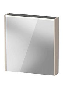 Duravit SPS m.LED Bel., Tür 1,Türa. R, DC7105R91910000 650x700 mm, Taupe Matt, mit Beleuchtung und Steckdose