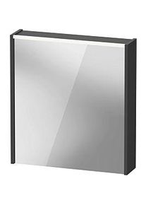 Duravit D-Code Spiegelschrank DC7105L49490000 650x700 mm, Graphit Matt, mit Beleuchtung und Steckdose