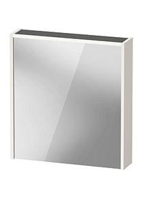 Duravit D-Code Spiegelschrank DC7105L22220000 650x700 mm, Weiß Hochglanz, mit Beleuchtung und Steckdose