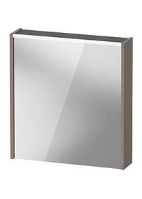 Duravit D-Code Spiegelschrank DC7105R43432000 650x700 mm, Basalt Matt, mit Beleuchtung und Steckdose J