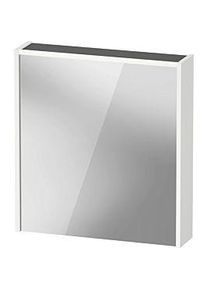 Duravit D-Code Spiegelschrank DC7105R18181000 650x700 mm, Weiß Matt, mit Beleuchtung und Steckdose E