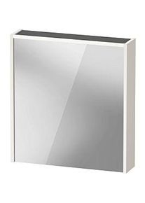 Duravit D-Code Spiegelschrank DC7105R22222000 650x700 mm, Weiß Hochglanz, mit Beleuchtung und Steckdose J