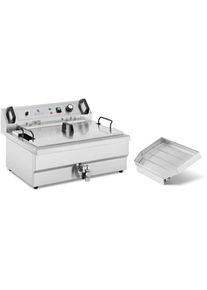 ROYAL CATERING Friteuse à Beignets Friteuse à Donut Friteuse Pâtisserie Inox 23 l 3000 w