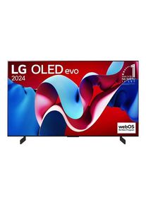 LG 42" Flachbild TV OLED42C41LA C4 Series - 42" OLED TV - OLED evo - 4K OLED 4K