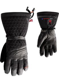Lenz Heat Glove 6.0 Finger-Cap, guanti riscaldabili da donna , colore: Nero/Grigio Scuro , dimensione: L