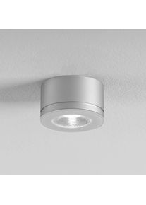 Egger Licht Egger LED-Downlight Newton, grau, 30°, 3.000 K Ø 6,3 cm IP54