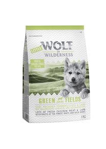 2x1kg mixte Junior lot 2 saveurs agneau, canard Wolf of Wilderness - Croquettes pour chiot