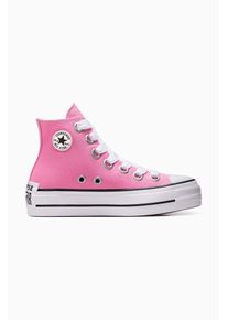 Converse tenisi Chuck Taylor All Star Lift femei, culoarea roz, A10423C