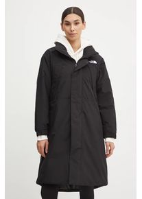 The North Face geaca Padded Long Length Parka femei, culoarea negru, de iarna, NF0A89H0JK31