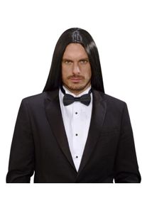 Widmann Perruque cheveux longs homme noir