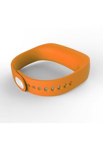 Bratara Fitness Smartband Bluetooth E02 portocaliu