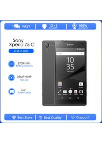 Sony Xperia Z5 Compact E5823 Refurbished-Original Unlocked cellphone 2GB RAM 32GB ROM Android Quad-Core 23MP 2160p Smartphone