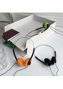 Underwire Headphone Music Mp3 Walkman Retro Feelings Portable Wired Small Headphones Sports Fashion Photo Props