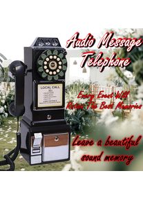 Voice guestbook wedding guest blessing audio check-in message phone romantic memoir event audio message book phone