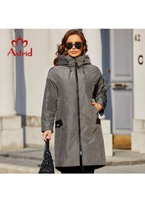 Astrid 2022 Spring Women Parkas Plus Size Long Loose Padded Down Coats Hooded Women's Jacket Fashion Outerwear Quilted AM-7561