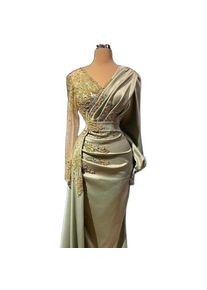 Elegant Evening Gowns with sleeves Prom dresses long cheap