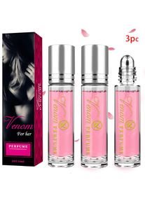 Rollerball Perfume for Women, Women's Cologne, - 3PCS - Travel Portable Perfume, Long Lasting Freshness, - 0.34 FL OZ/10 ML