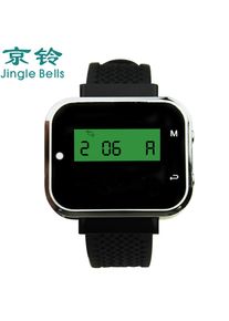 JINGLE BELLS Watch Pager Receiver/Wireless Calling System For Restaurant/Waiter Calling system Work With Call Buttons Spa&Salon