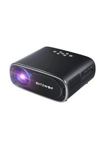 BlitzWolf Projektoren 1080p LED beamer / projector Wi-Fi + Bluetooth (black) - 1920 x 1080 - 10000 ANSI lumens *DEMO*