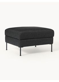 Puf z miejscem do przechowywania Cucita Szary Tkanina S 75 x G 65 cm | Westwing Collection
