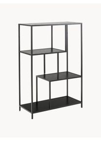 AC Design Regał Seaford Czarny Metal S 77 x W 114 cm