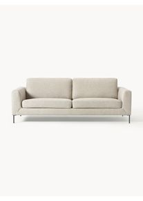 Sofa Cucita (3-osobowa) Beżowy Tkanina S 228 x G 94 cm | Westwing Collection