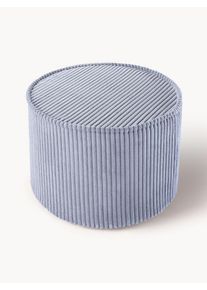 Børne-puf Sugar i fløjl, Ø 40 cm
