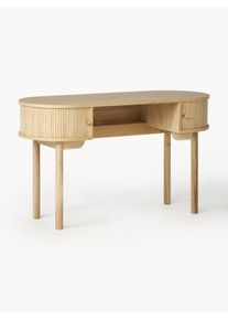 Westwing Collection Skrivebord Calary med rillet front