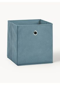 zeller Caixa Lisa Azul Tecido polar L 28 x Alt 28 cm