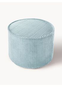 Børne-puf Sugar i fløjl, Ø 40 cm