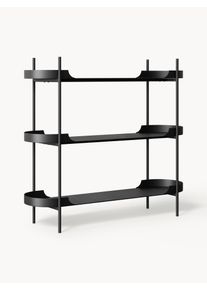 Regał z metalu Taru Czarny Metal S 120 x W 104 cm | Westwing Collection