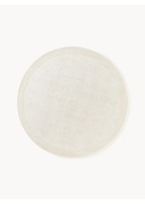 Okrągły dywan z krótkim włosiem Kari Biały Włókno syntetyczne Ø 150 cm (Rozmiar M) | Westwing Collection