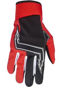 Biltwell Baja, gants , couleur: Noir/Rouge , taille: M