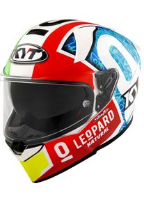 KYT R2R MAX Foggia Misano 2021 Replica, full face helmet , color: White/Red/Green/Light Blue , size: M
